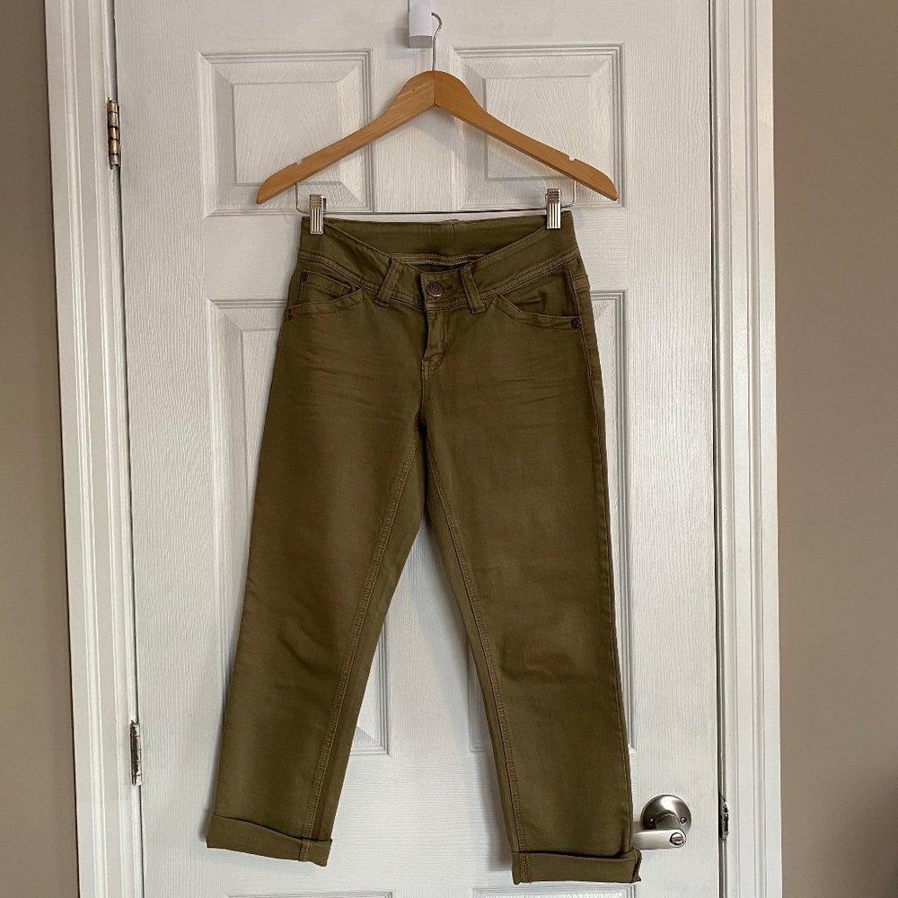RW&CO Army Green Slim Fit Jeans